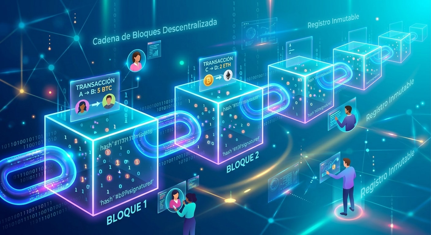 que es blockchain explicado facil cadena de bloques